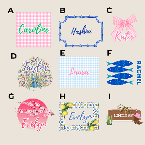 Mahjong Card Sleeve with Name