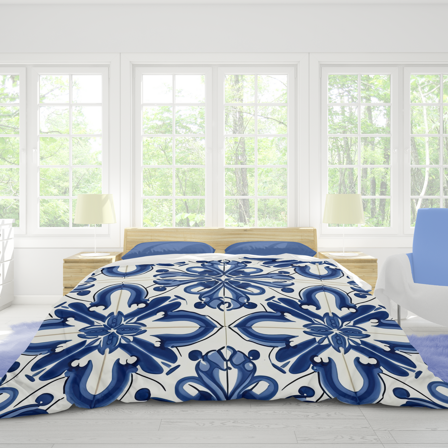 Premium Islamic Pattern Duvet Cover for King, Queen, Double, Full, Twin, and Twin XL Beds