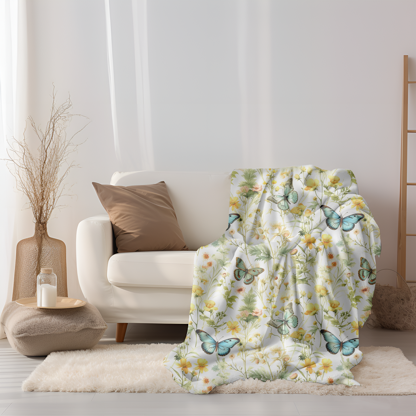 Enchanted Meadow Velveteen Plush Blanket