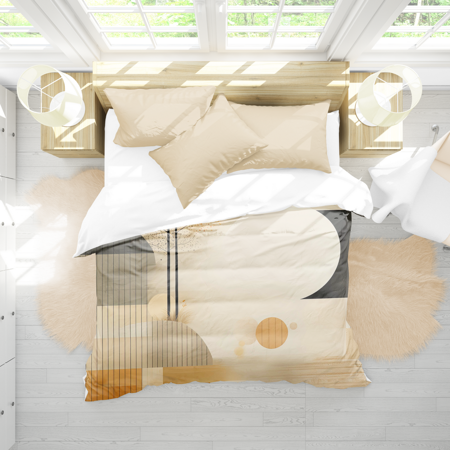 Premium Earthy Hues Duvet Cover Collection for King, Queen, Double, Full, Twin, and Twin XL Beds