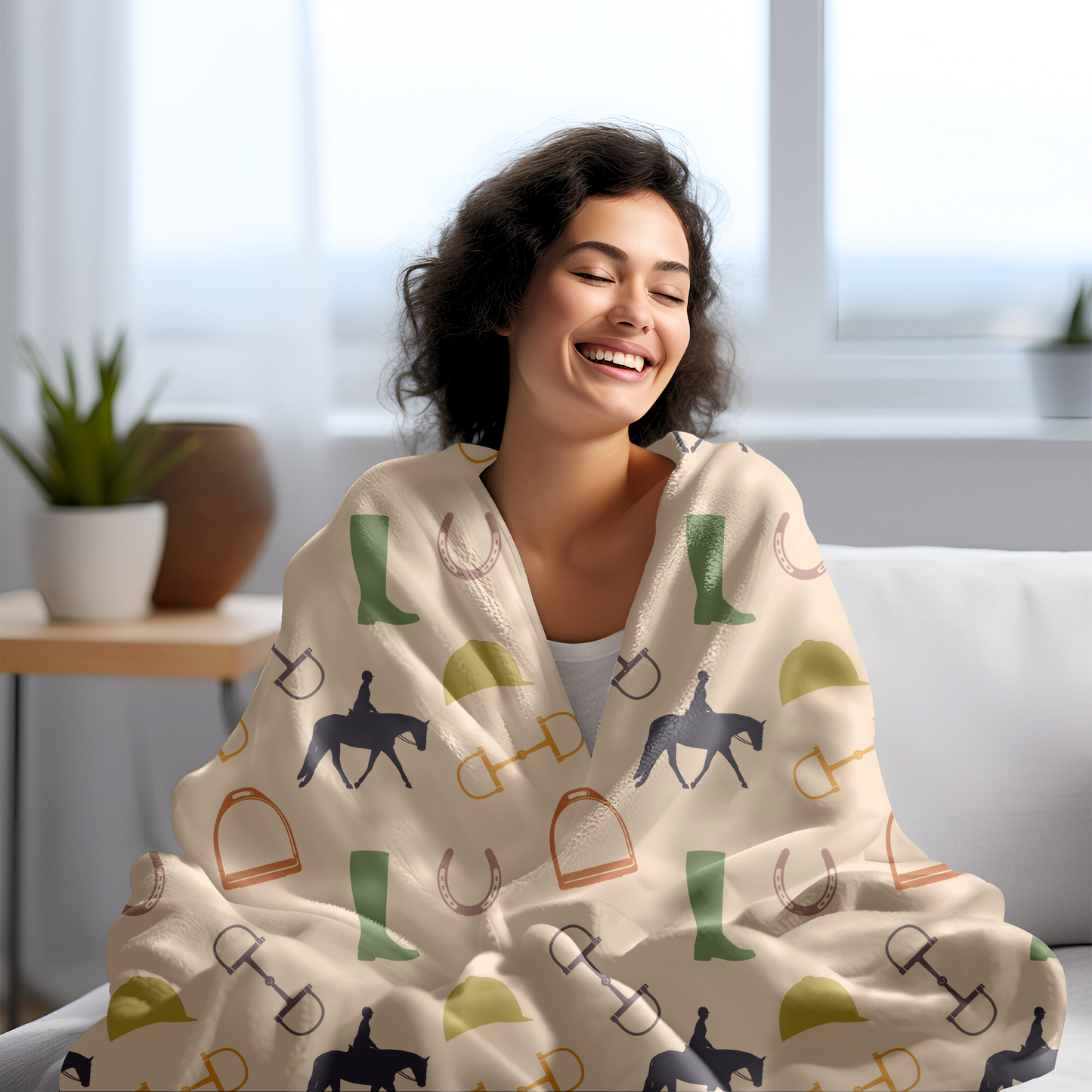 Premium Dark Hunter Pattern Blanket Collection Featuring High-Quality Fabric in Multiple Sizes