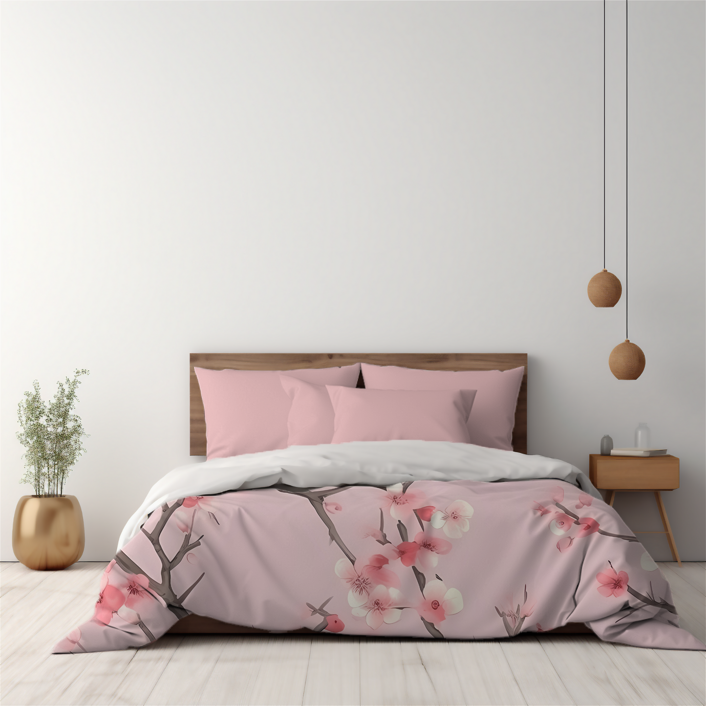 Premium Cherry Blossom Duvet Cover Collection for King, Queen, Double, Full, Twin, and Twin XL Beds