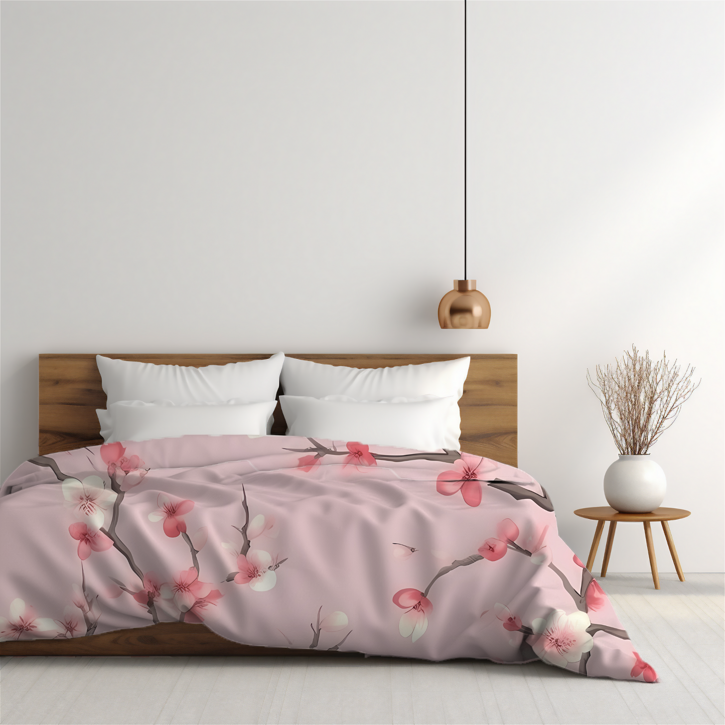 Premium Cherry Blossom Duvet Cover Collection for King, Queen, Double, Full, Twin, and Twin XL Beds