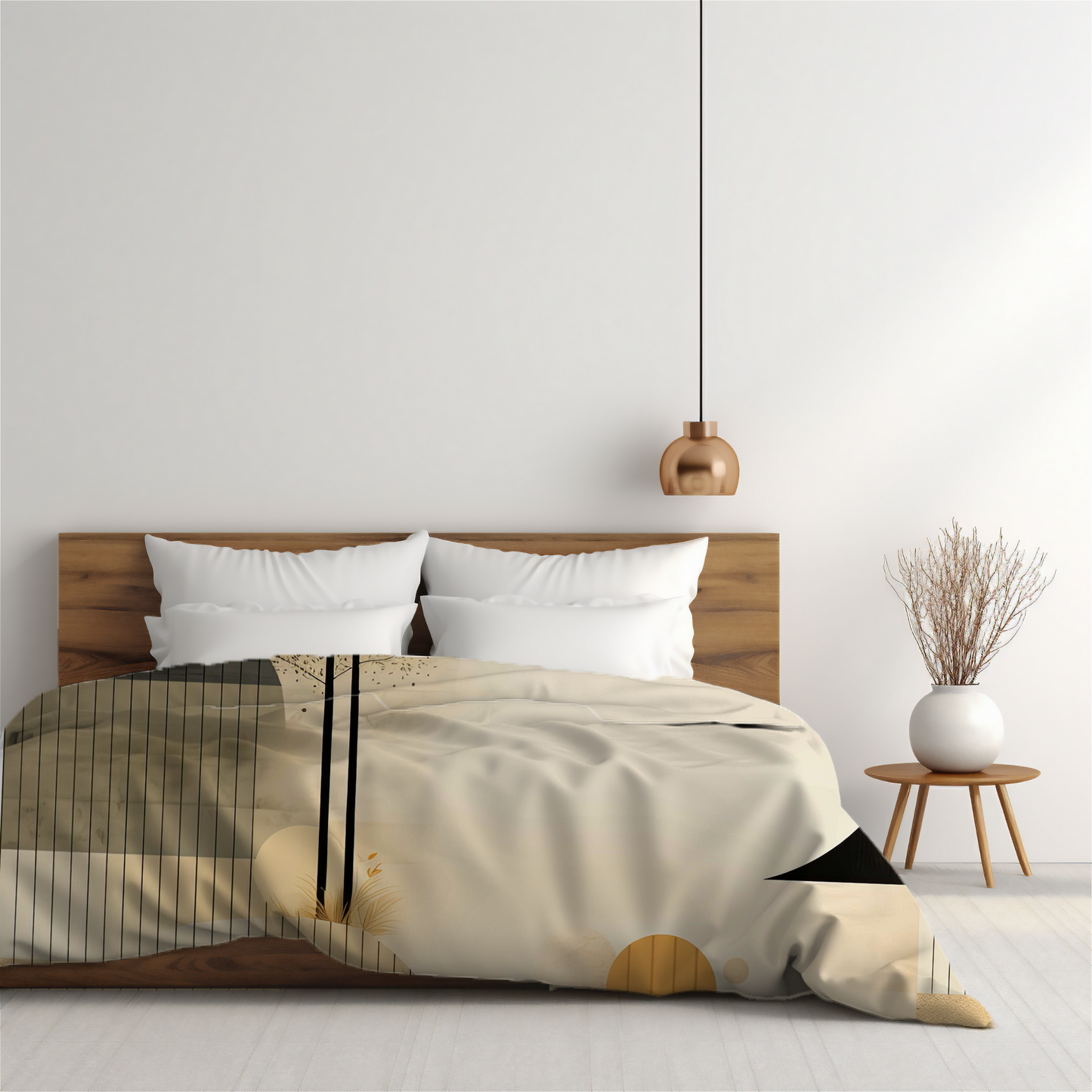 Premium Earthy Hues Duvet Cover Collection for King, Queen, Double, Full, Twin, and Twin XL Beds