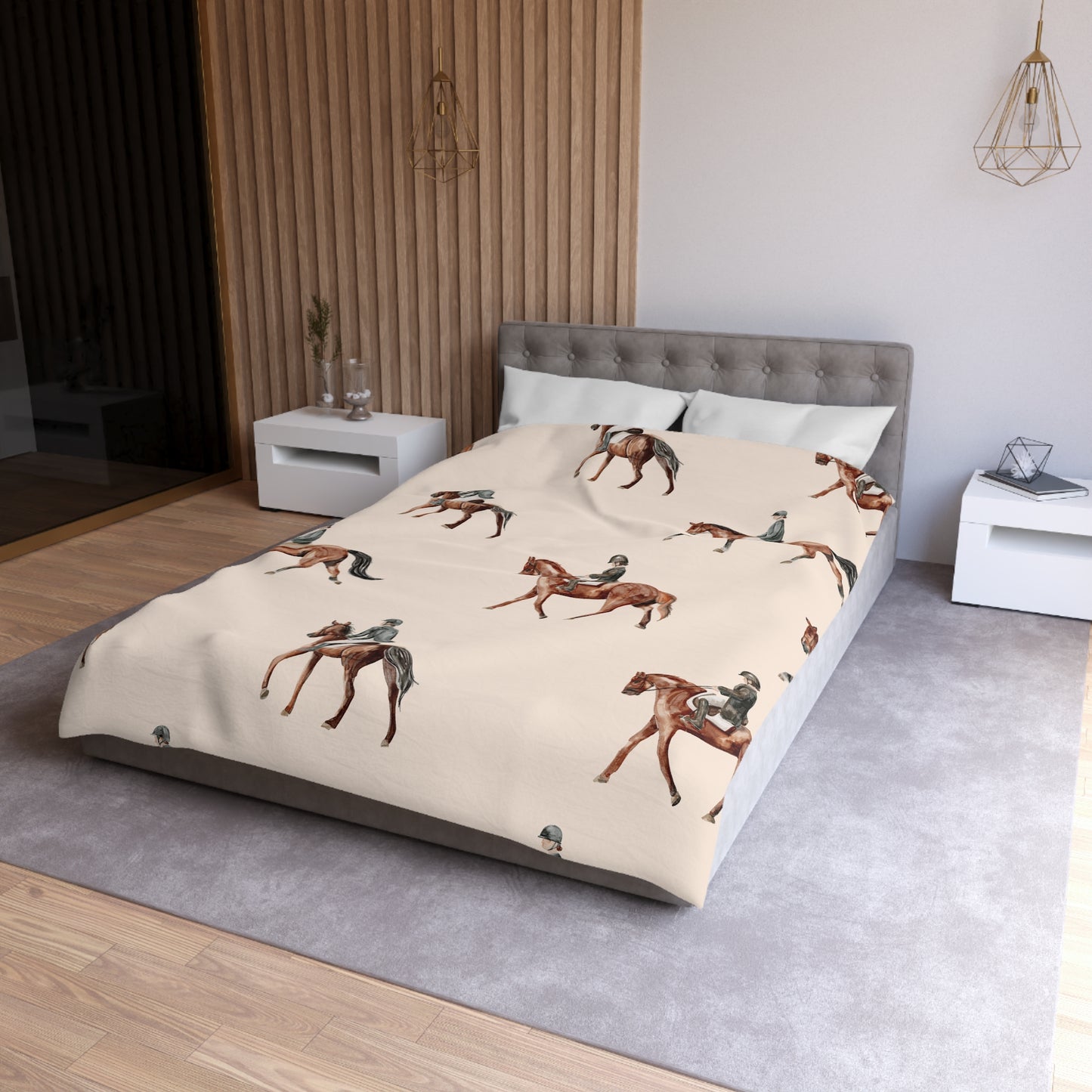 Galloping Grace Duvet Cover