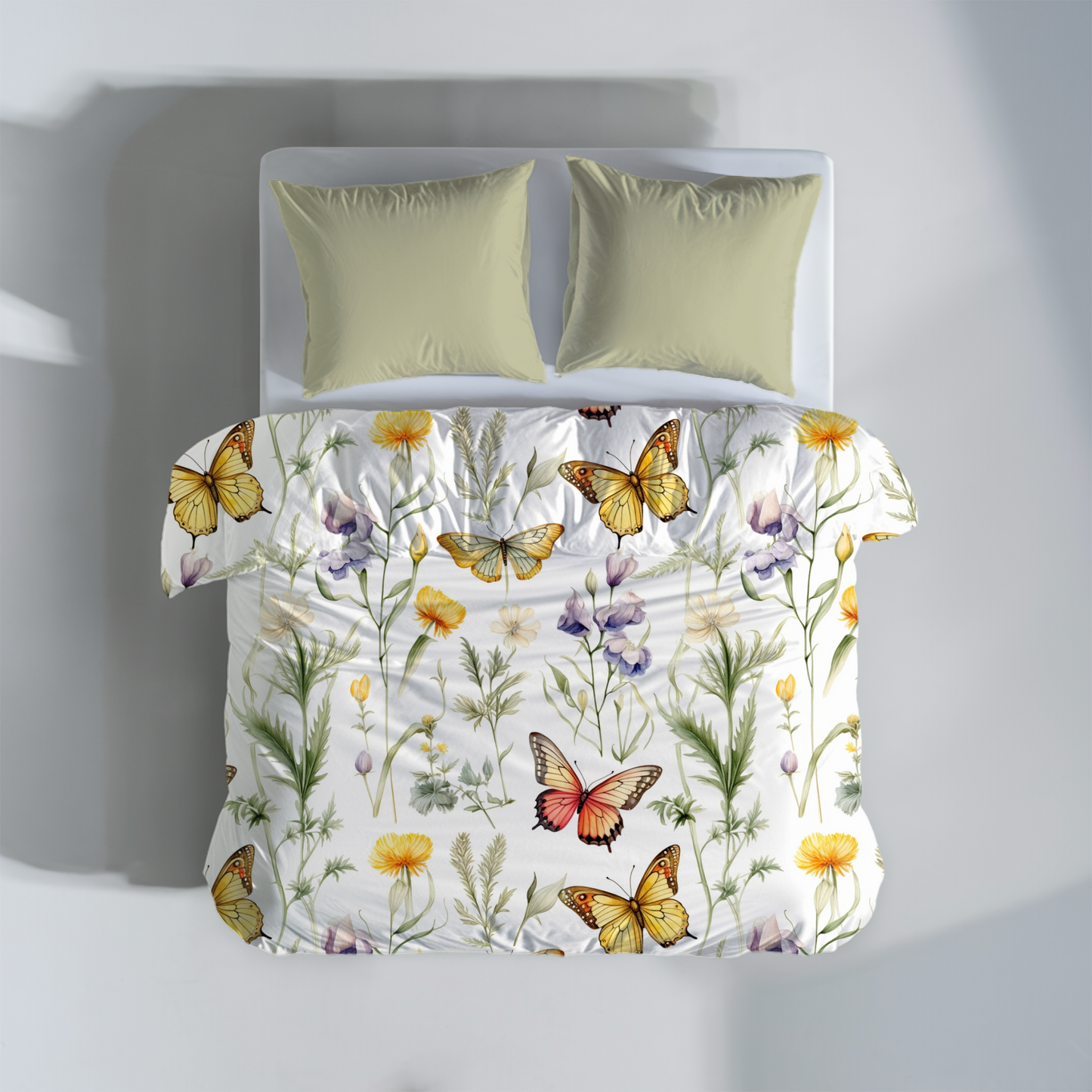 Wildflower Butterfly Duvet Cover