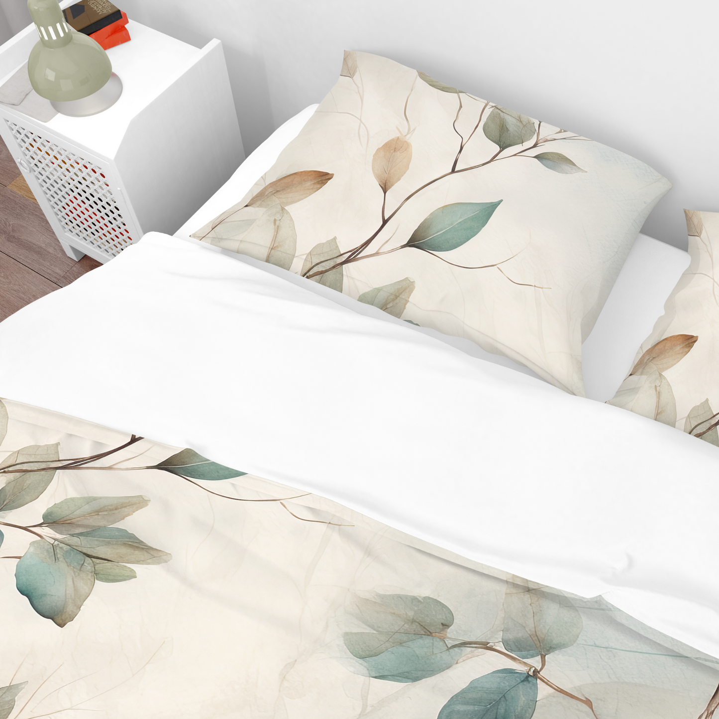 Premium Twigs and Leaves Duvet Cover Collection for King, Queen, Double, Full, Twin, and Twin XL Beds