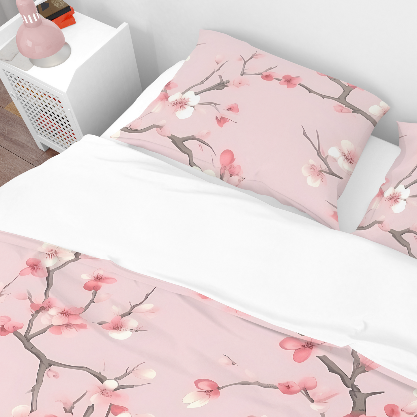 Premium Cherry Blossom Duvet Cover Collection for King, Queen, Double, Full, Twin, and Twin XL Beds