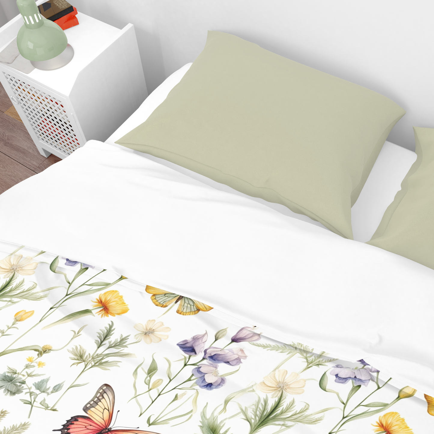 Wildflower Butterfly Duvet Cover