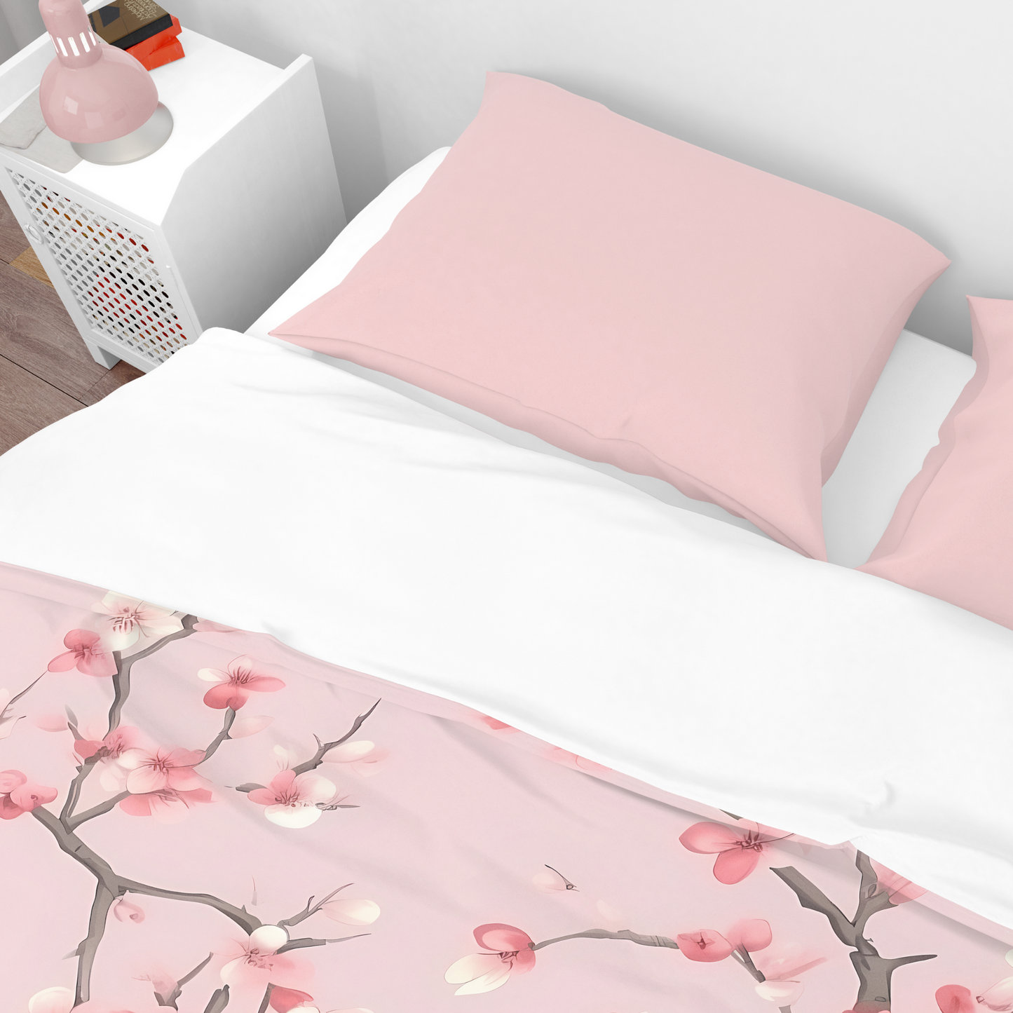 Premium Cherry Blossom Duvet Cover Collection for King, Queen, Double, Full, Twin, and Twin XL Beds