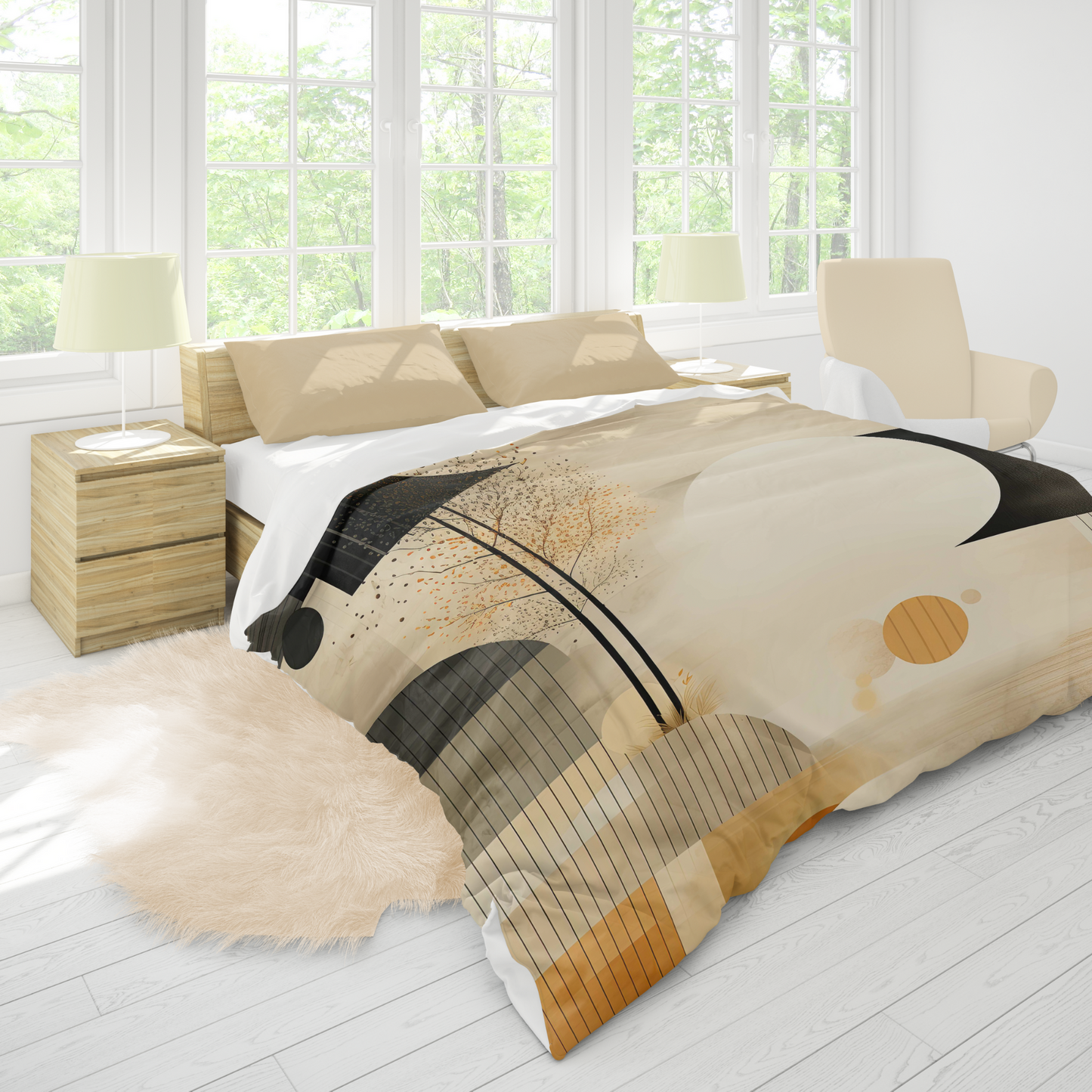 Premium Earthy Hues Duvet Cover Collection for King, Queen, Double, Full, Twin, and Twin XL Beds