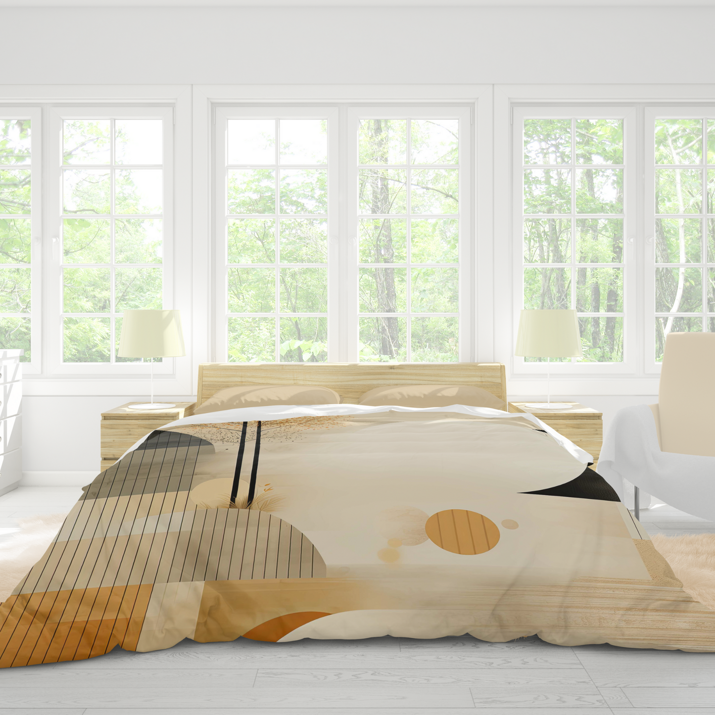 Premium Earthy Hues Duvet Cover Collection for King, Queen, Double, Full, Twin, and Twin XL Beds