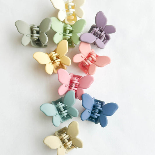 small butterfly claw clips